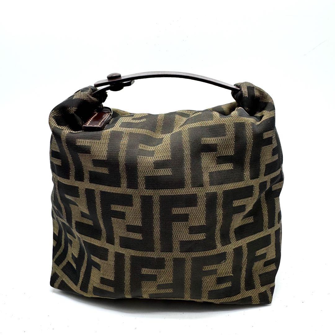 美品】FENDI ズッカ ミニバニティ ポーチ アクセサリーポーチ