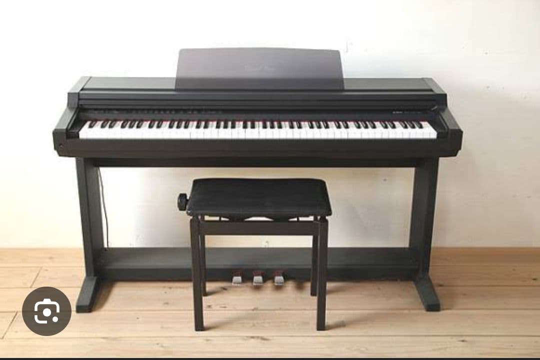 格安！KAWAI　河合製作所　電子ピアノ　PW 300 ブラック　椅子、ペダル付