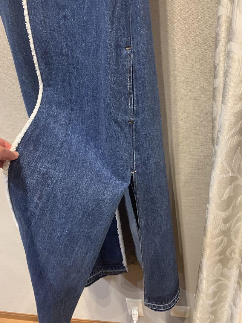 LEE デニムロングベスト