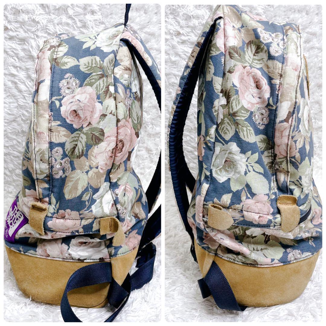ザノースフェイス ナナミカ パープルレーベル バックパック 花柄 リュック