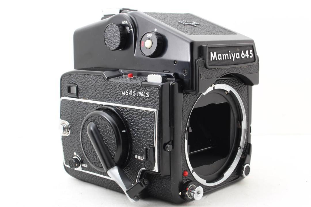 美品 Mamiya マミヤ M645 1000S 露出計、シャッター全速OK