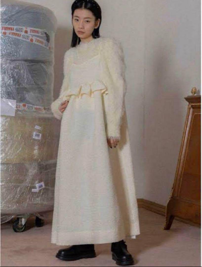 bibiy. FIORE DRESS ワンピース　アイボリー(CREAM) bibiy. FIORE DRESS ワンピース アイボリー(CREAM) - メルカリ