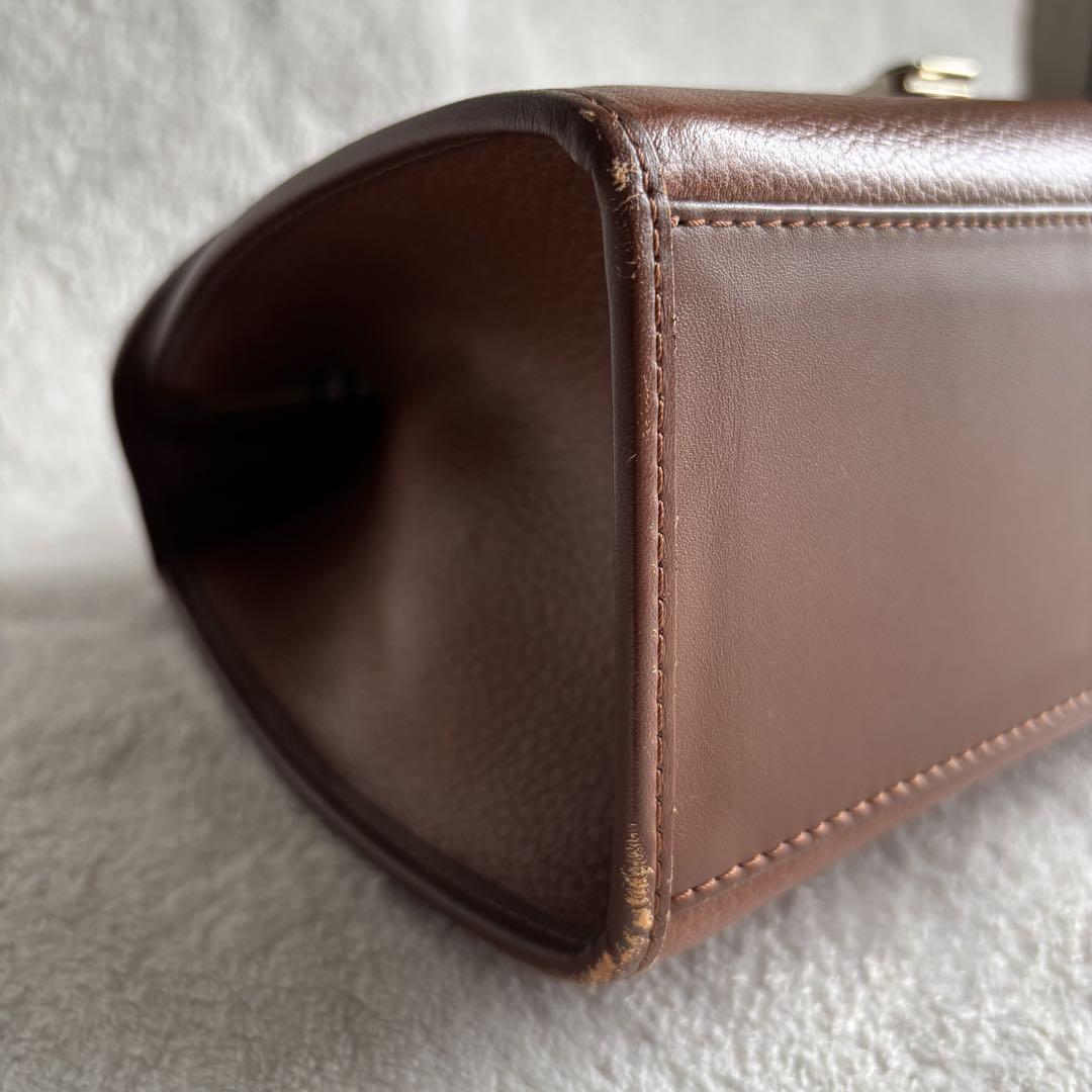 ✨美品✨ Burberrys バーバリーズ レザー ハンドバッグ ブラウン