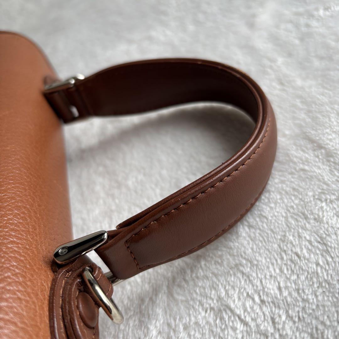 ✨美品✨ Burberrys バーバリーズ レザー ハンドバッグ ブラウン