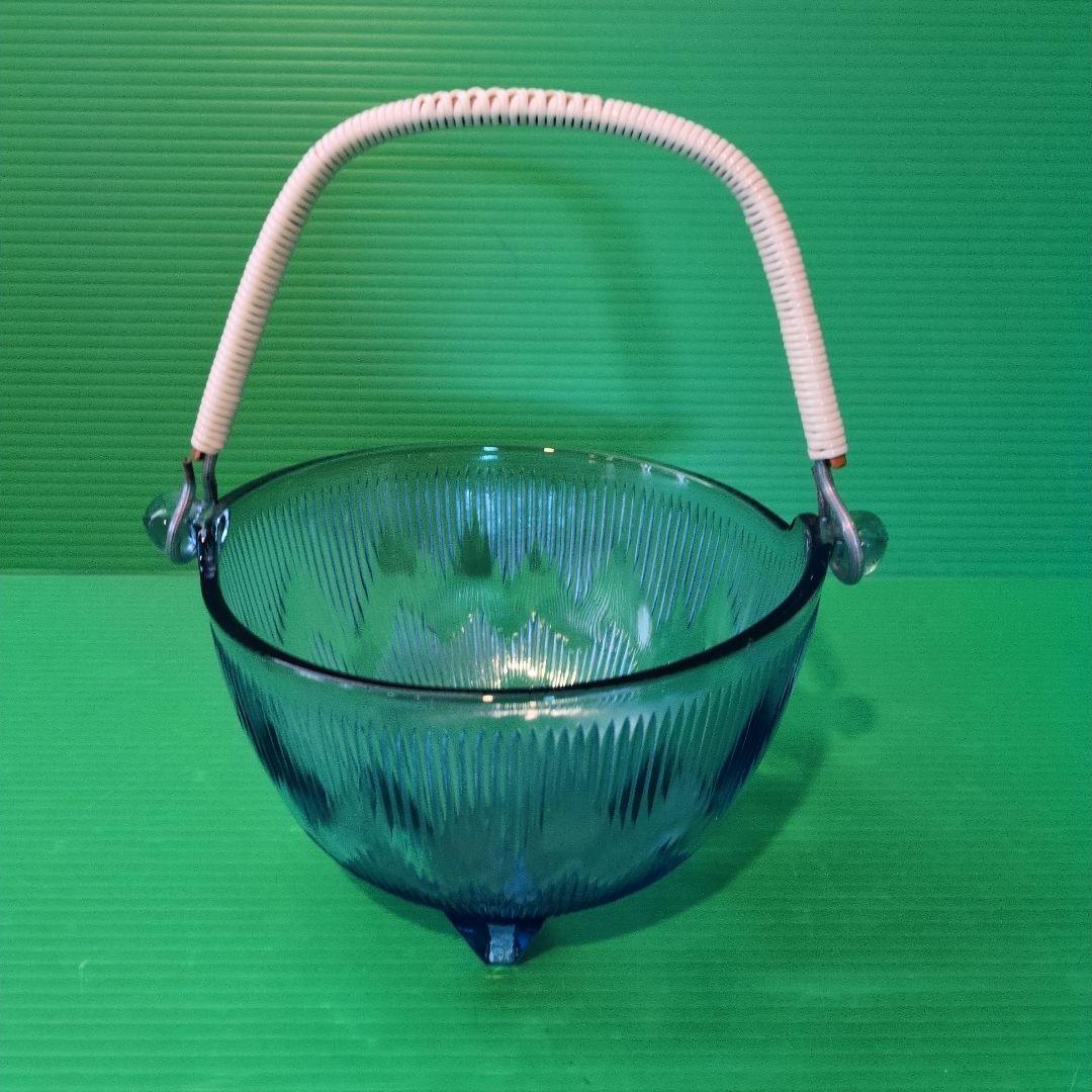 ウランガラス アイスペール レトロ硝子 ウランガラス アイスペール レトロ硝子