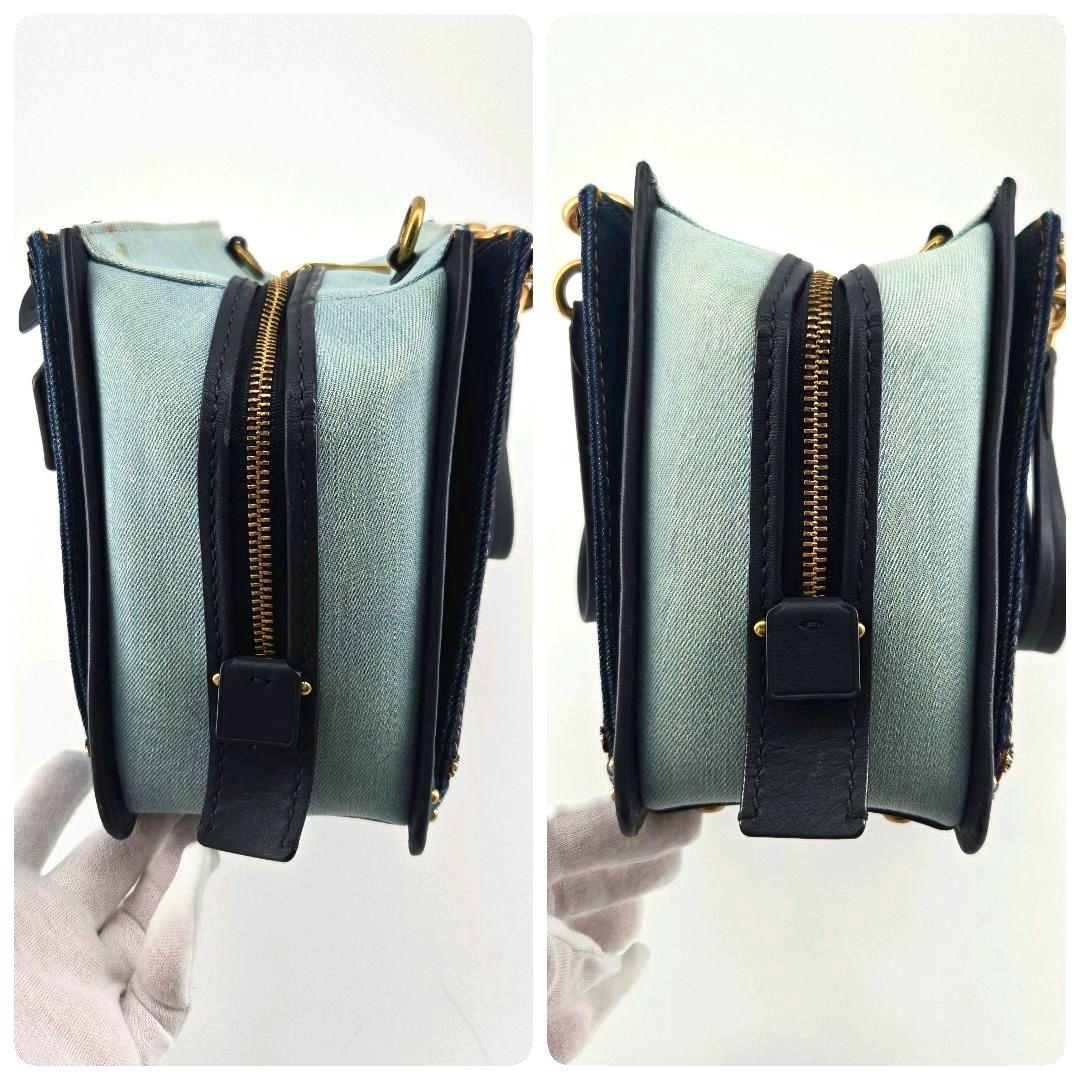 美品 COACH コ-チ ドリーマ- デニムショルダーバッグ 2way 美品 COACH コ-チ ドリーマ- デニムショルダーバッグ 2way