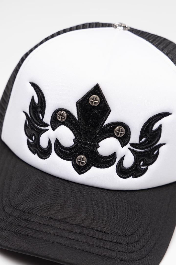 帽子 Fleur Leather Patch Mesh Cap