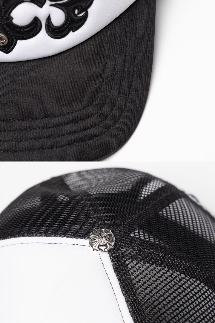 帽子 Fleur Leather Patch Mesh Cap