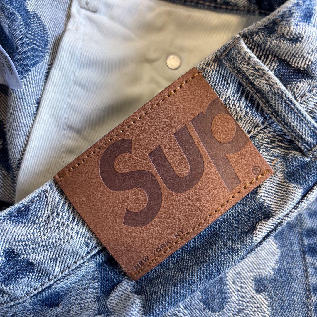 Supreme Flames Jacquard Denim Short - メルカリ