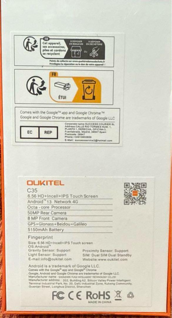 Oukitel C35 12GB RAM 256GB 新品未使用未開封 - メルカリ