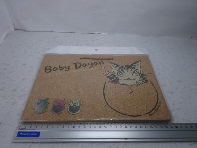 新品コルクボードプッシュピンたまごベイビーわちふぃーるどダヤン猫