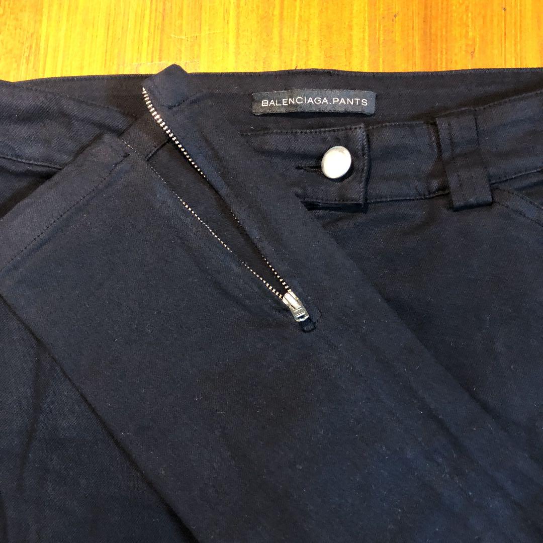 BALENCIAGA バレンシアガ 裾ジップ パンツ