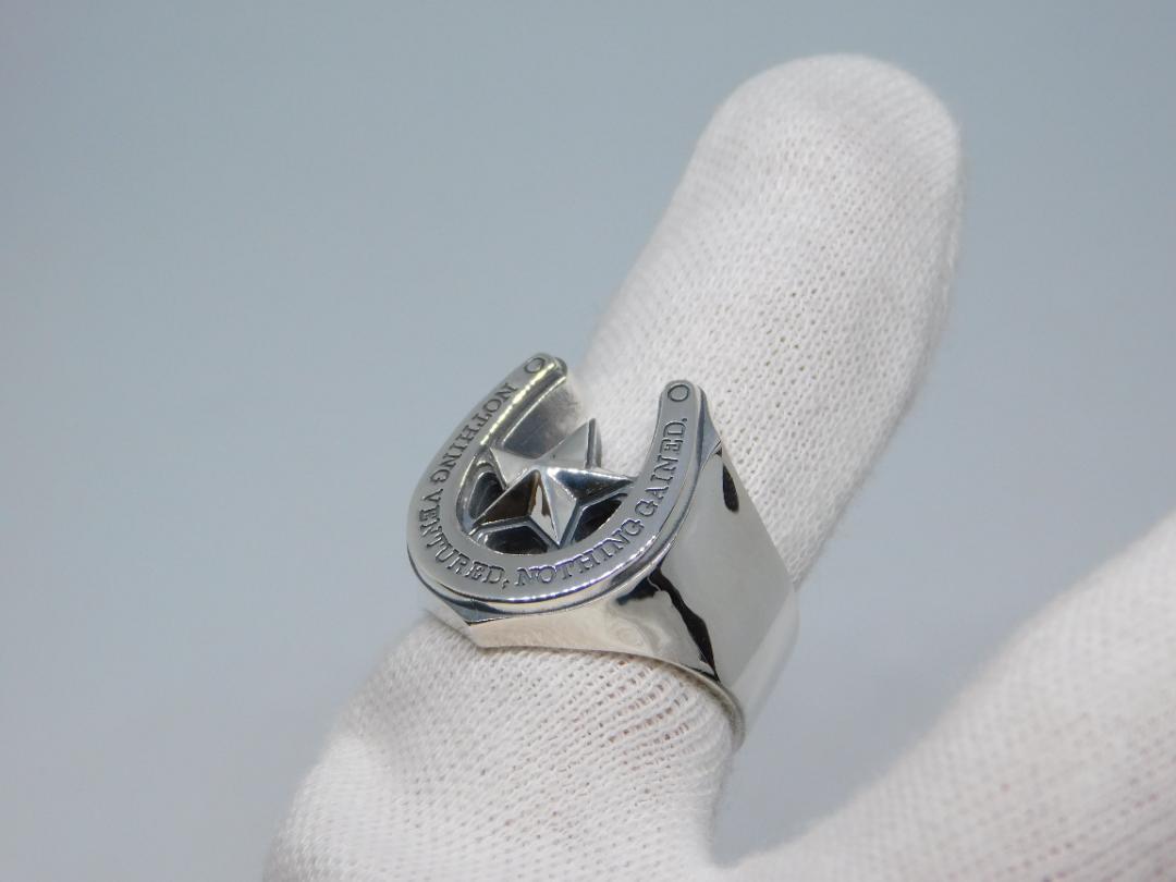 めです⊘ 14号 ホースシュー スター リング dcMnH-m19171946416 新品 未使用 ドクターモンロー にしたシン