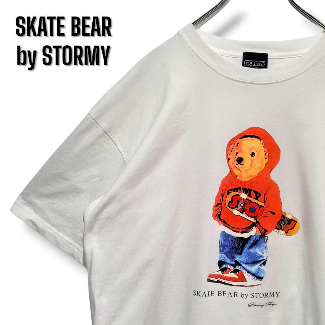 【人気】SKATE BEAR by STORRY オーバーサイズTシャツ
