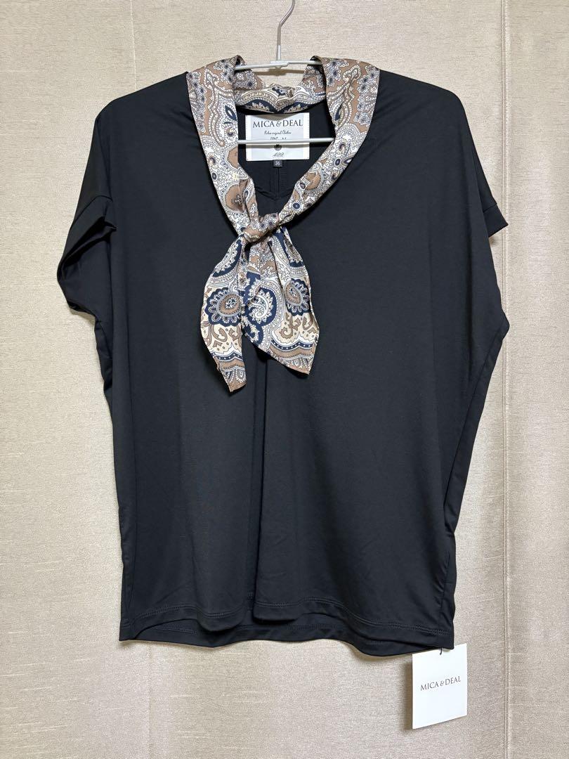 MICA&DEAL ボウタイＴシャツ　新品タグ付き　七夕価格