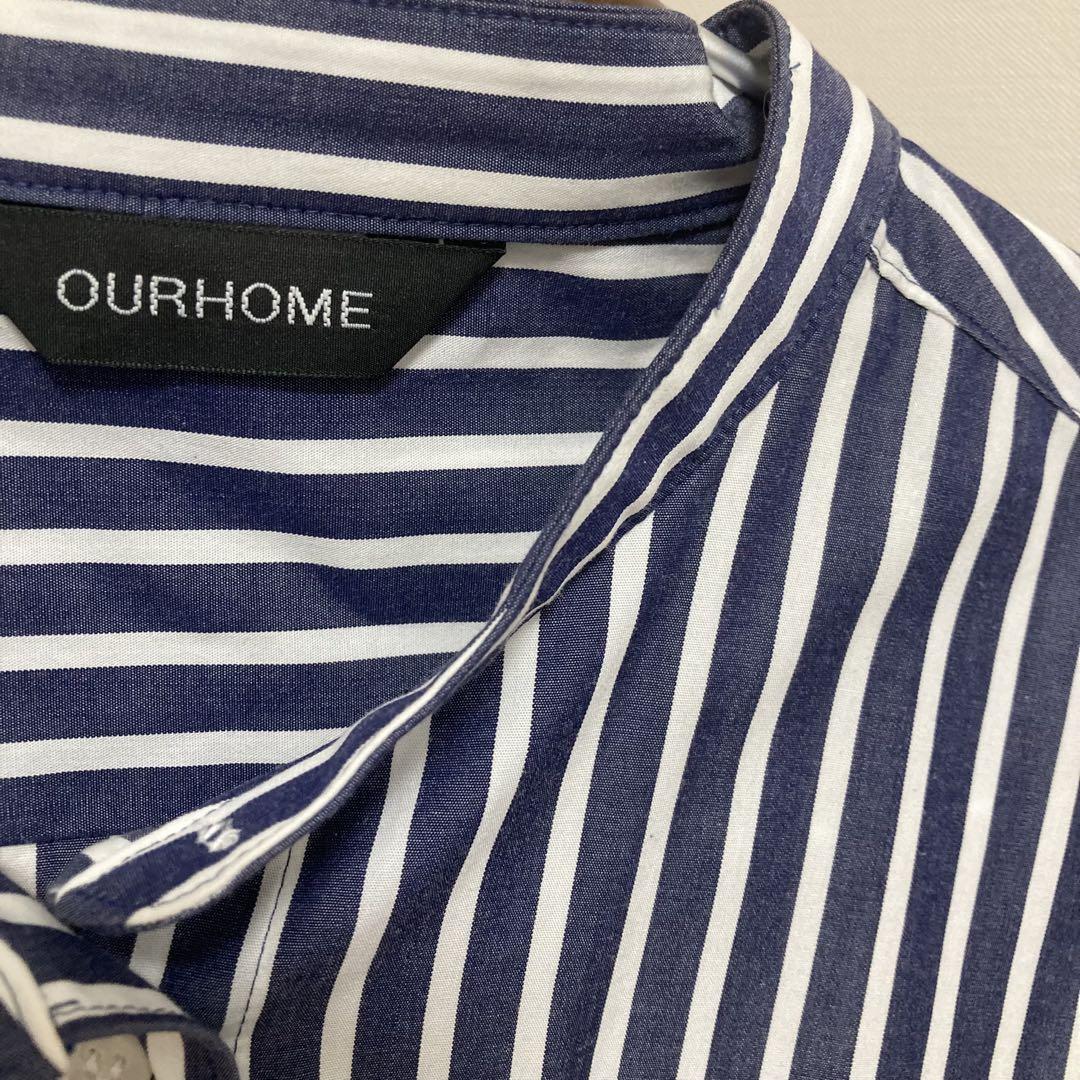 【OURHOME】アワホーム 播州織のベーシックシャツ　廃盤カラー　ベージュ 播州織のベーシックシャツ – OURHOME
