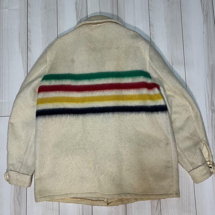 70s Hudson's Bay ウールコート L