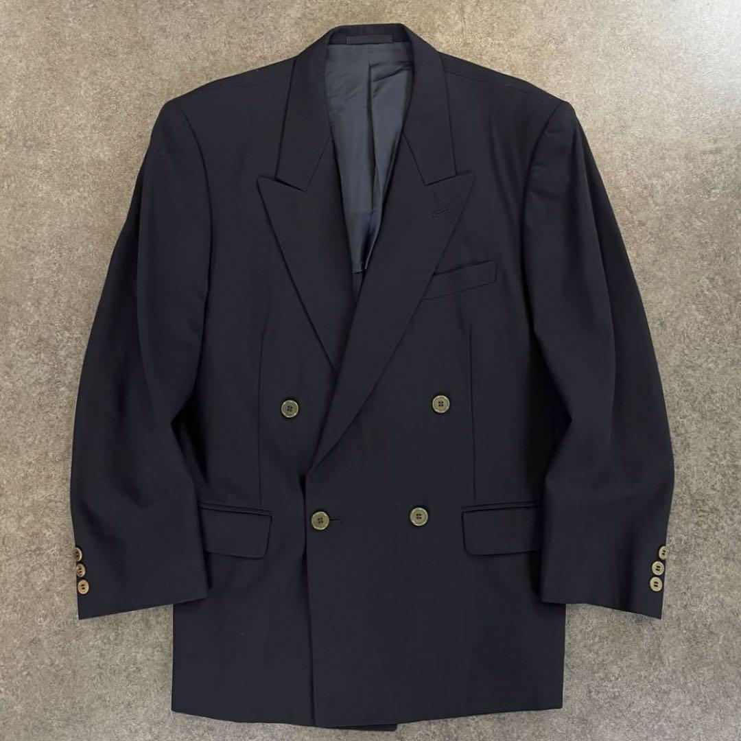 paul smith ポールスミス　ダブル　ブレザー　紺ブレ　ジャケット 日本製 Paul Smith テーラードジャケット 紺ブレザー ダブル M