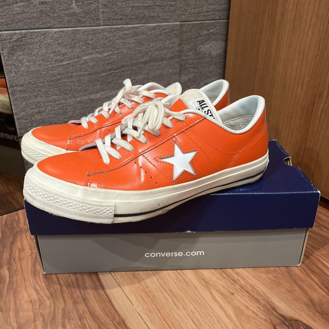 converse one star ox orange ワンスター　オレンジ