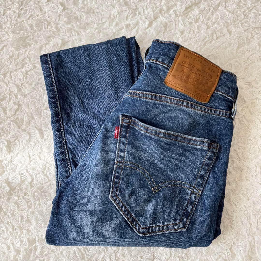 リーバイス デニムパンツ　ジーンズ　インディゴ　古着　W29