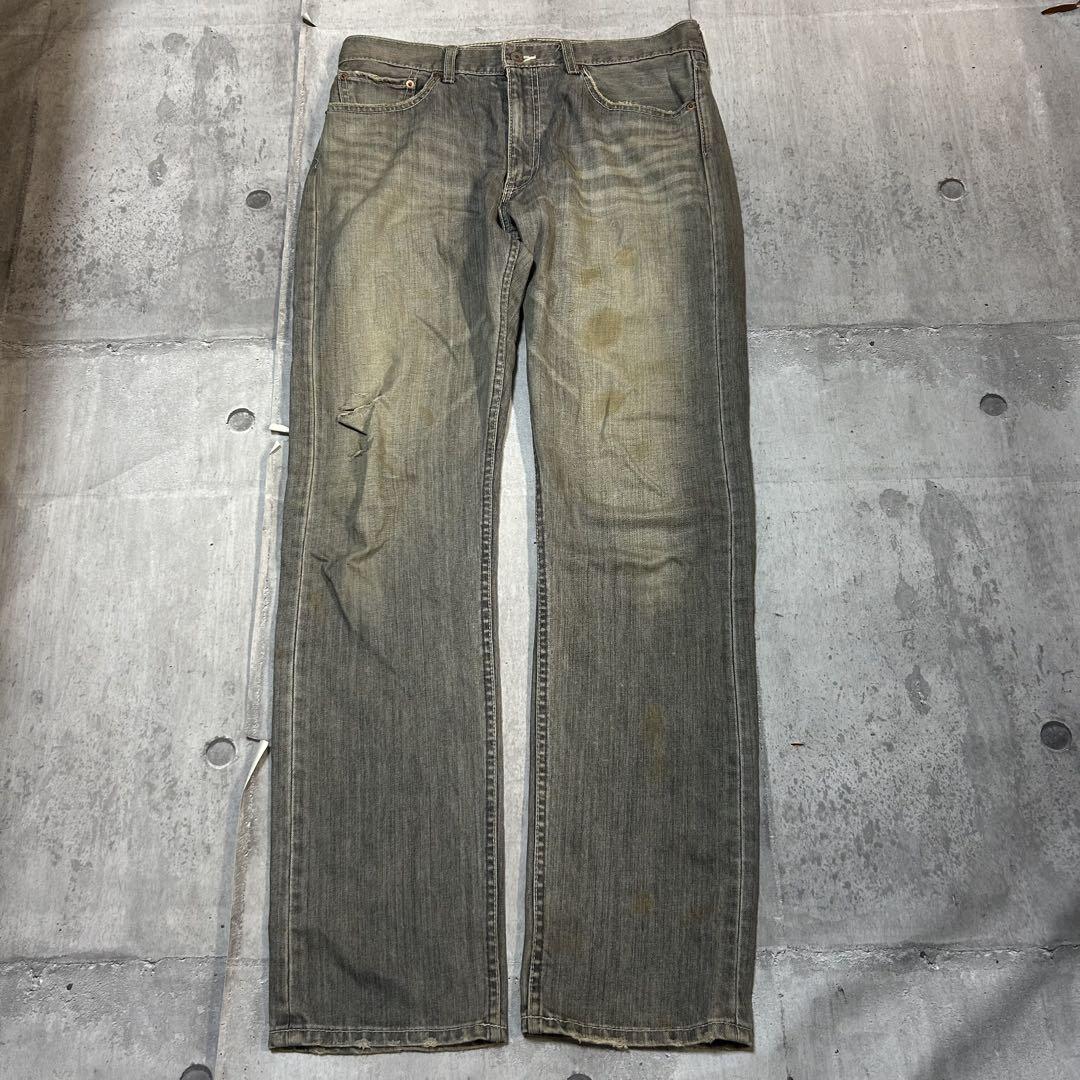 パンツ 90s vintage Levi's damage wide denim
