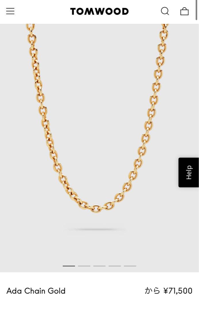 アクセサリー TOMWOOD ada chain necklace 43cm