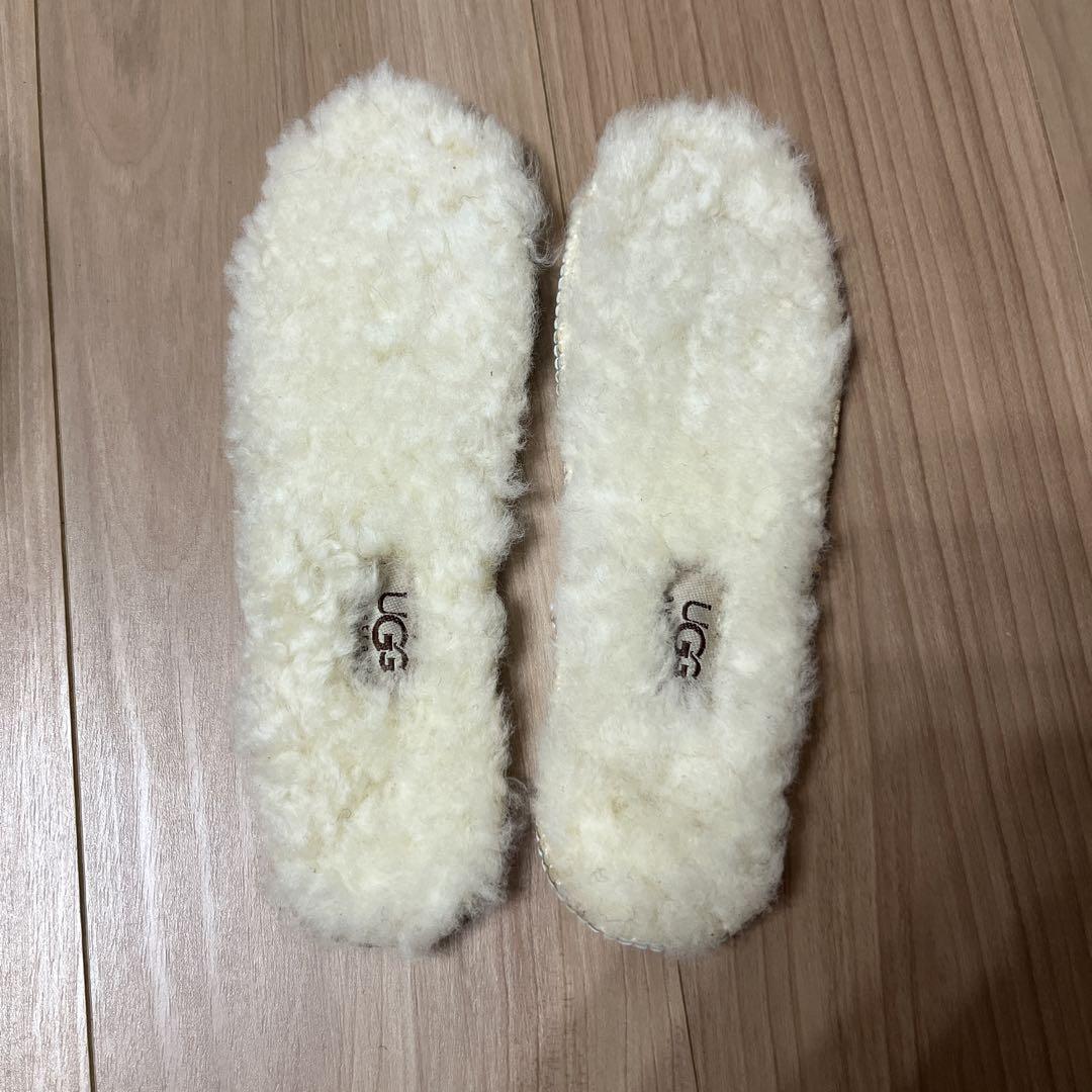 UGG ほぼ新品　ultra mini ウルトラミニ　ムートンブーツ　ソール付