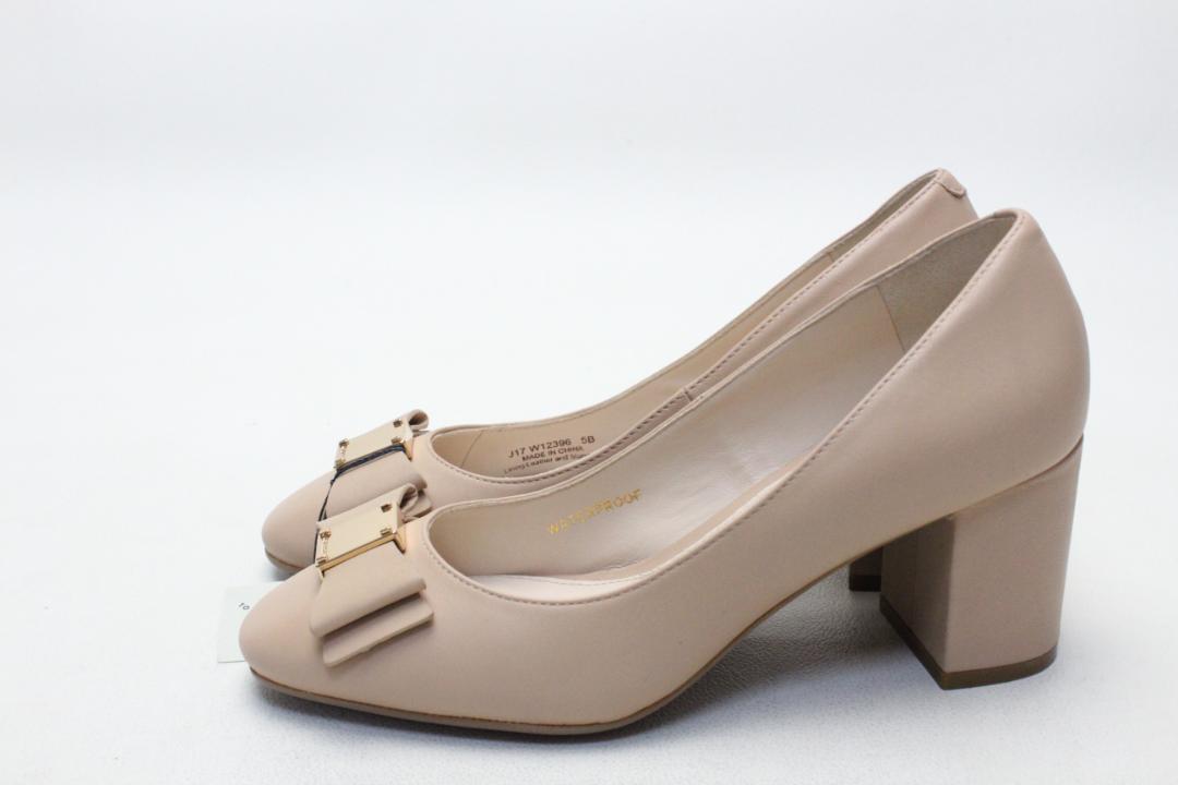 高品質得価 新品 COLE HAAN 本革リボンパンプス 5B オールウェザー yQ9gm-m19181122041 格安日本製