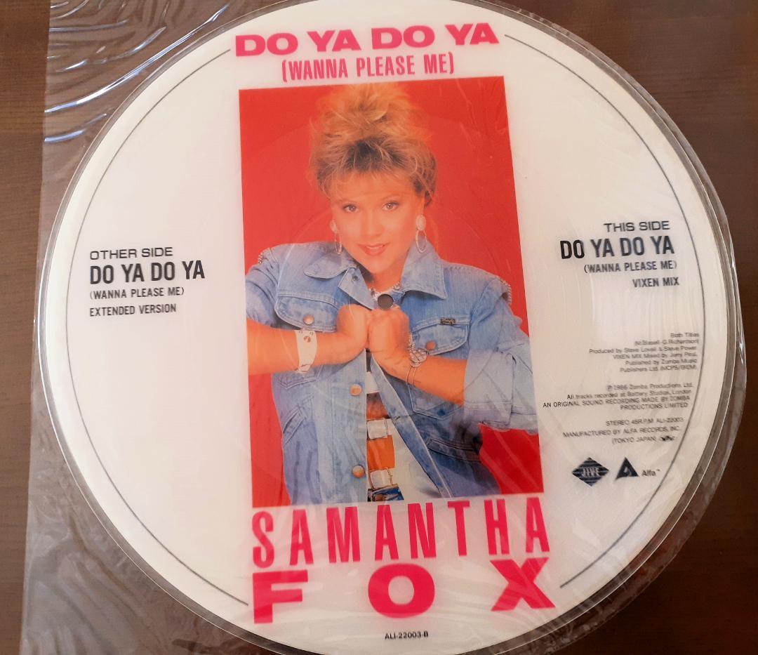 サマンサ・フォックスDo Ya Do Ya限定 ピクチャー 12”レコード