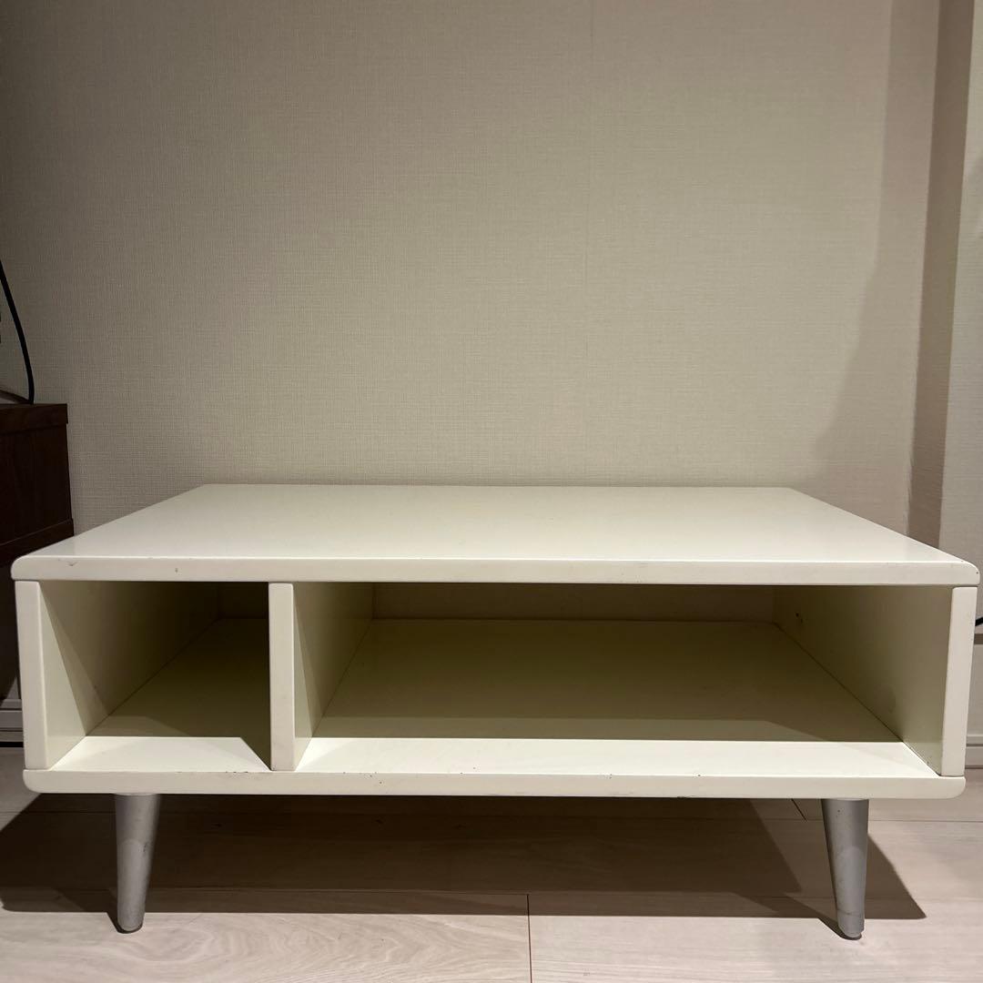 ホワイト テレビボード オープンシェルフ