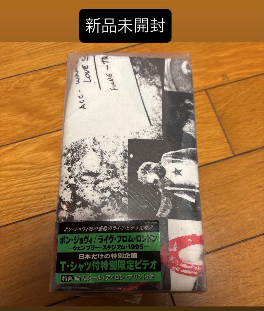 ボンジョヴィ Tシャツ付き限定ビデオ「ライヴ・フロム・ロンドン 1995」