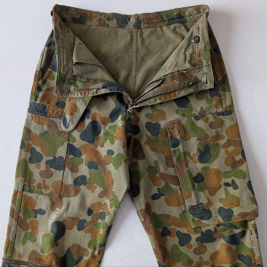 96年オーストラリア軍 FADAカモ ミリタリーカーゴパンツ古着実寸W31L29
