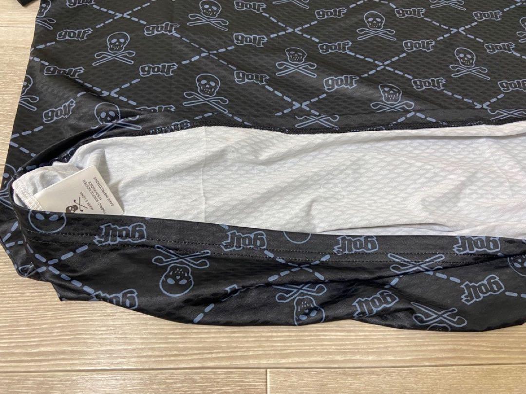新品 MARK&LONAマークアンドロナ半袖 スカル柄 黒 XL