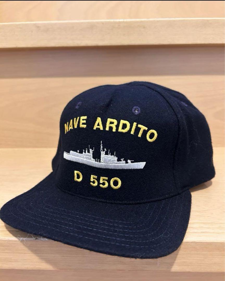 デッドストック made in usa navy 海軍 ミリタリーキャップ