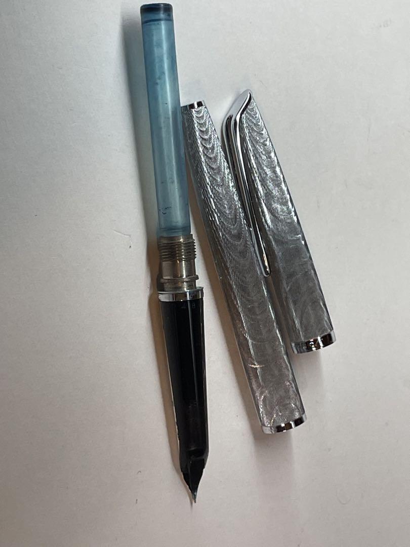 WATERMAN ヒストリカル 万年筆 18K シルバー 筆記具 希少品】 ウォーターマン 万年筆 18K スターリングシルバー製 品