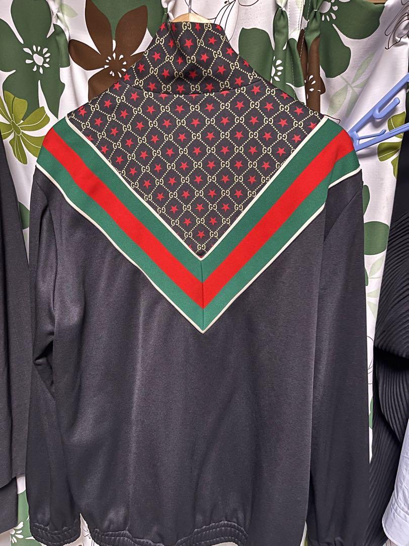 GUCCI トレーナー M 黒 赤 緑