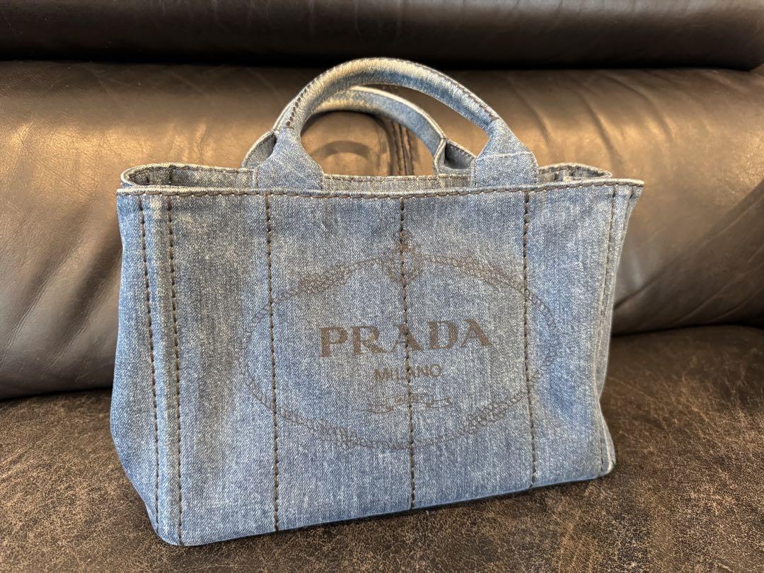 ゆゆゆ　PRADA デニム トートバッグ　中古