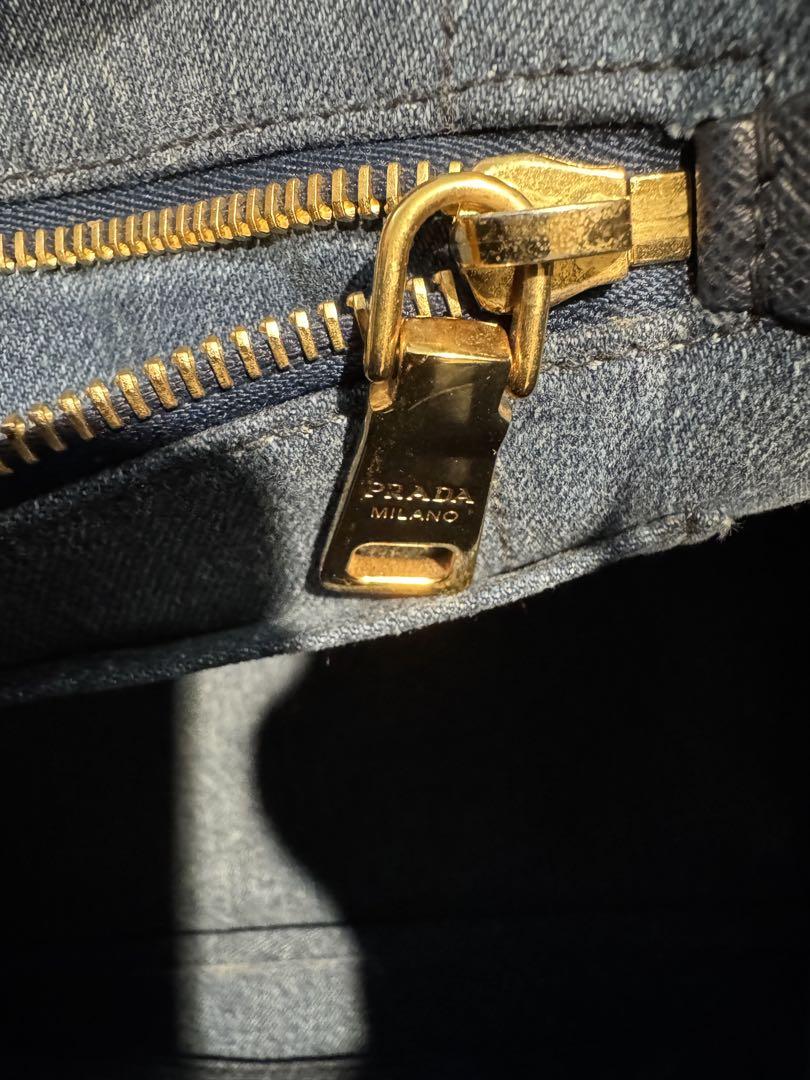 ゆゆゆ　PRADA デニム トートバッグ　中古