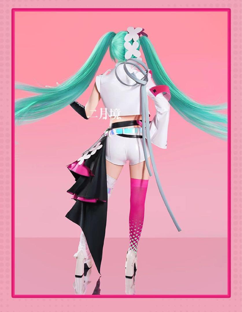 初音ミクレーシングミク 2025 コスプレ衣装 ウィッグ追加可