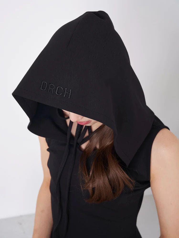 ダーリッチ darich フーディーマーメイドロングワンピース BLK FREE ダーリッチ darich フーディーマーメイドロングワンピース BLK FREE