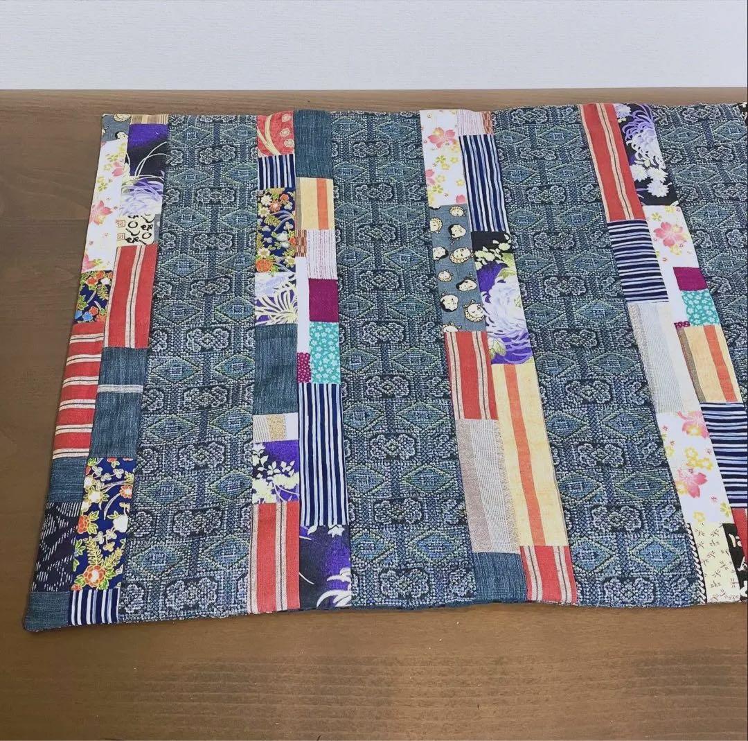 ♡専用♡ハンドメイドパッチワーククロス⸜(*´ᗜ｀*)⸝ 224】ハンドメイド 和柄 パッチワーク カフェマット 玄関マット