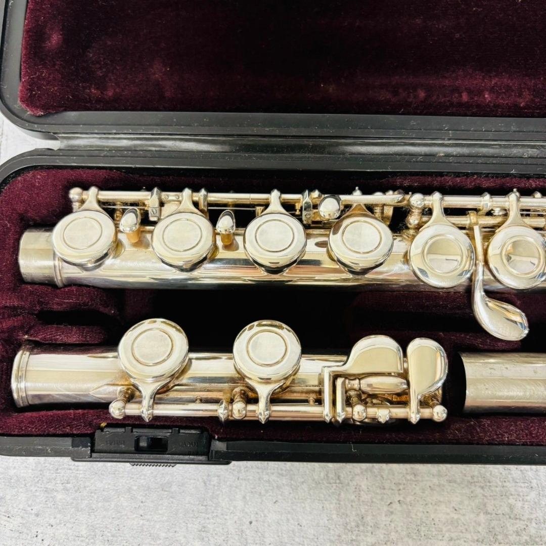 【美品】YAMAHA/ ヤマハ　フルート　YFL-221 後期型 ケース付き YAMAHA ヤマハ フルート YFL-221 ケース・ショルダー付き - メルカリ