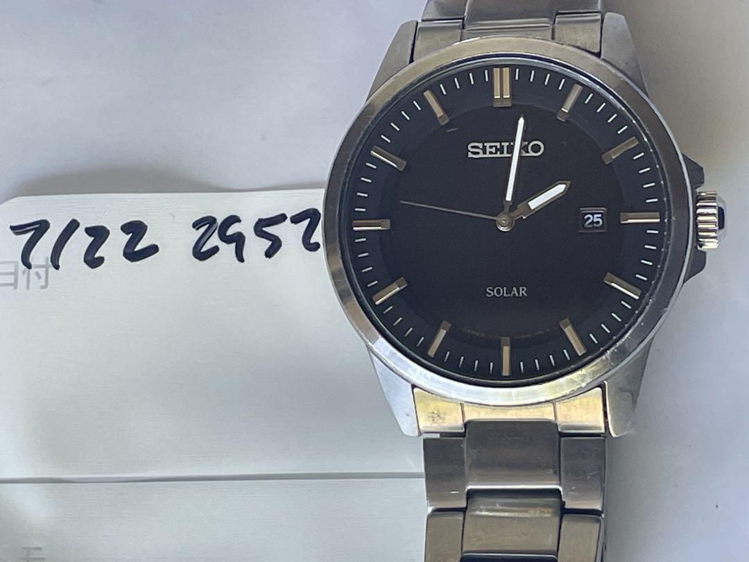 時計 SEIKO SOLAR V147-0AV0 MENS QUARTZ SEIKO SOLAR V147-0AV0 10 BAR メンズクォーツ - メルカリ