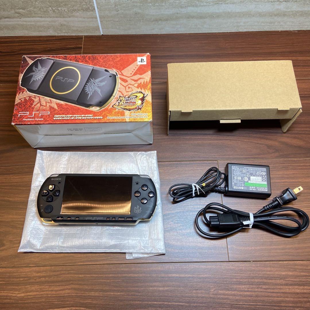 PSP 本体 3000 モンスターハンターポータブル 3rd 3540 - メルカリ