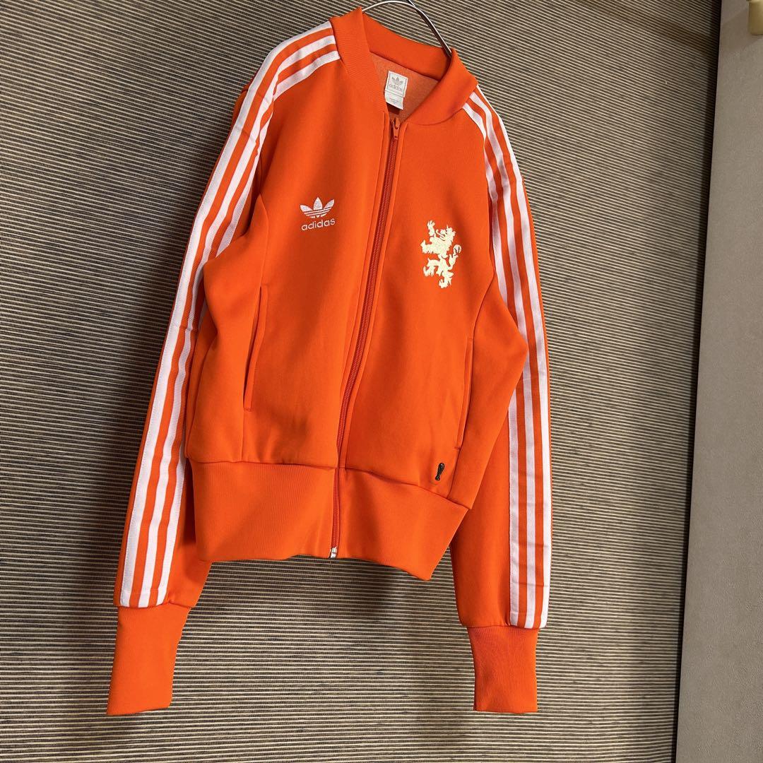 アディダス】ジャージトラックジャケットSST　サッカーWCオランダ代表刺繍B25