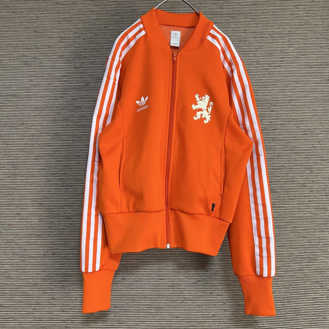 アディダス】ジャージトラックジャケットSST　サッカーWCオランダ代表刺繍B25