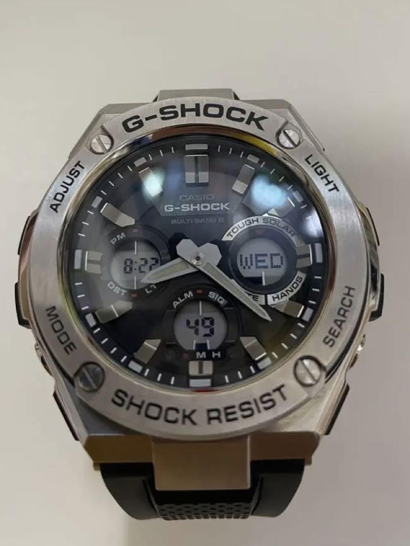 美品 G-SHOCK Gショック ジーショック ソーラー 電波 G-STEEL 【公式