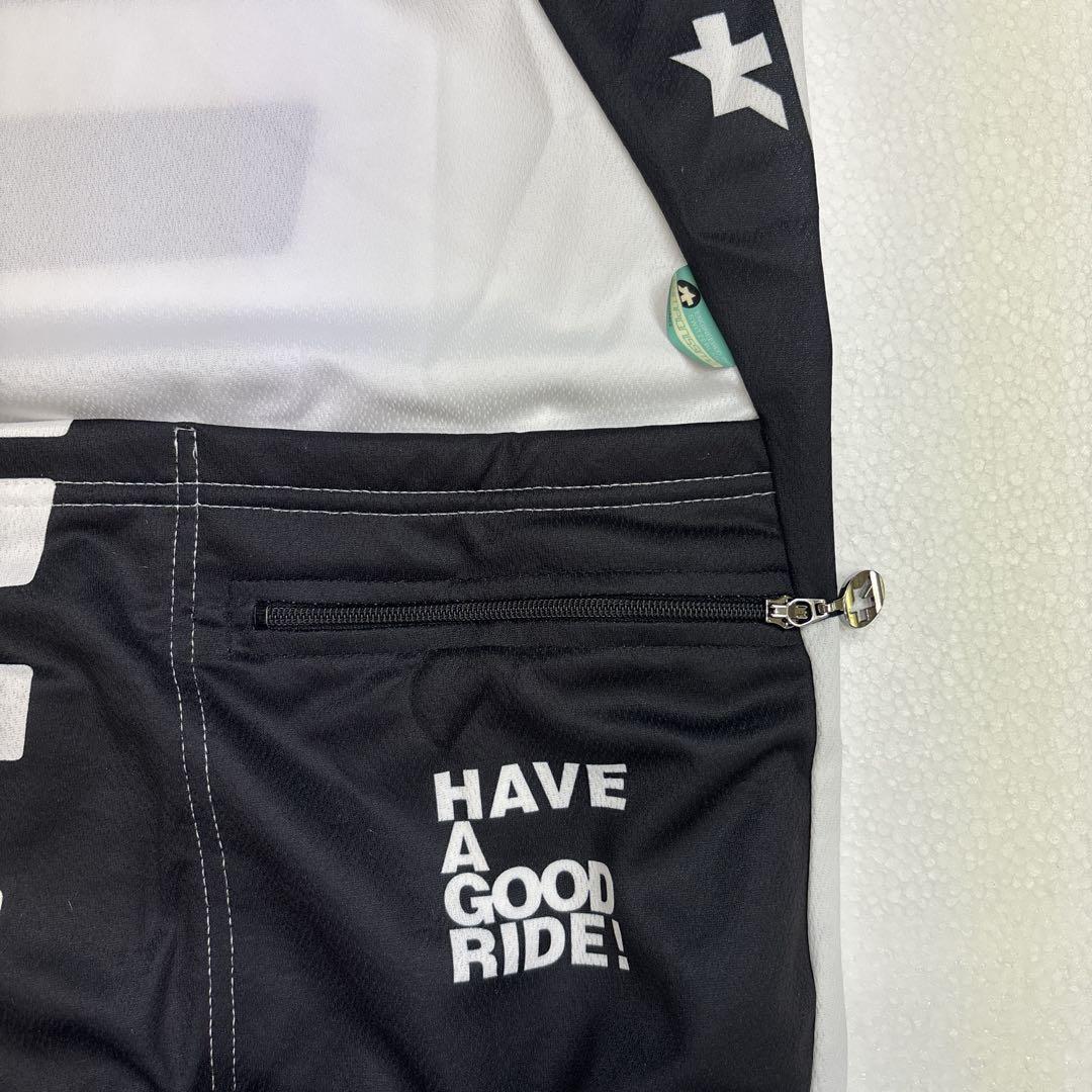 春夏新作モデル 新品】assos アソス ホワイト/イエロー サイクルジャージ ウェア
