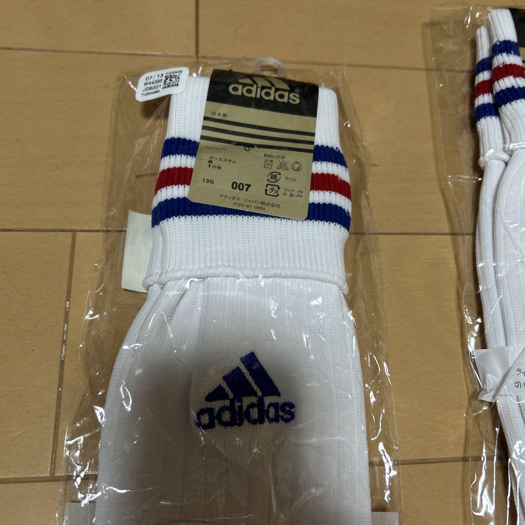 サッカー　ソックス　ストッキングadidas　新品　22-24cm 10足セット