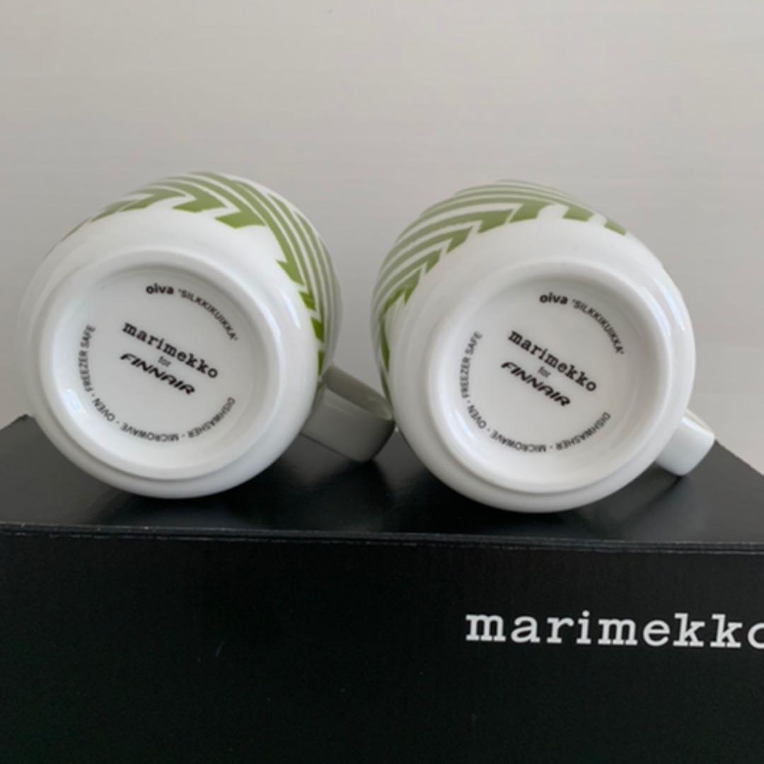 【新品、未使用品】フィンエアー限定 マリメッコ マグカップ×2